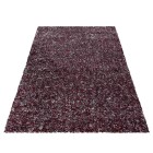 Hochflor Teppich ENJOY Rot 120 cm x 170 cm