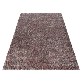 Hochflor Teppich ENJOY Rosa 120 cm x 170 cm
