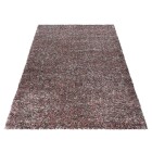 Hochflor Teppich ENJOY Rosa 120 cm x 170 cm