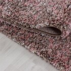 Hochflor Teppich ENJOY Rosa 120 cm x 170 cm