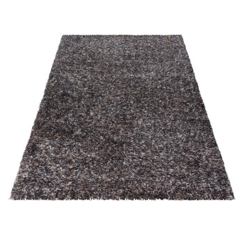 Hochflor Teppich ENJOY Taupe 60 x 110 cm