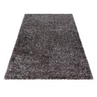 Hochflor Teppich ENJOY Taupe 60 x 110 cm