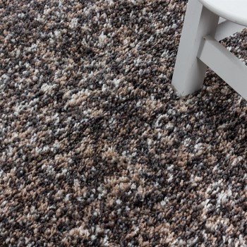 Hochflor Teppich ENJOY Taupe 200 cm x 290 cm