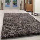 Hochflor Teppich ENJOY Taupe 240 x 340 cm