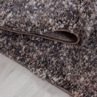 Hochflor Teppich ENJOY Taupe 240 x 340 cm
