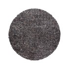 Hochflor Teppich ENJOY Taupe 120 cm Rund
