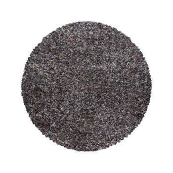 Hochflor Teppich ENJOY Taupe 200 cm Rund