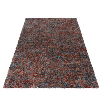 Hochflor Teppich ENJOY Terrakotta 80 x 150 cm