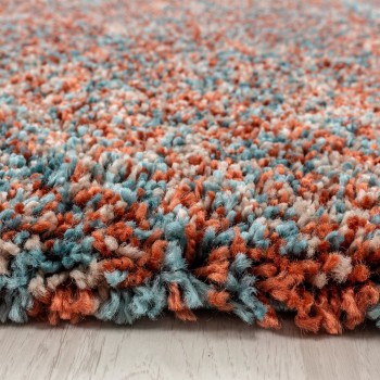 Hochflor Teppich ENJOY Terrakotta 80 x 250 cm