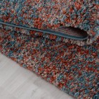 Hochflor Teppich ENJOY Terrakotta 120 cm x 170 cm