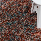 Hochflor Teppich ENJOY Terrakotta 120 cm x 170 cm