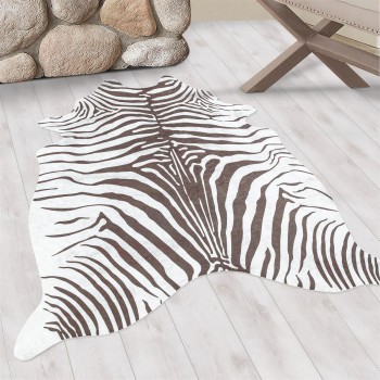 Waschbarer Teppich ETOSHA Braun 100 cm x 135 cm