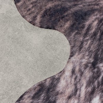 Waschbarer Teppich ETOSHA Braun 150 cm x 200 cm