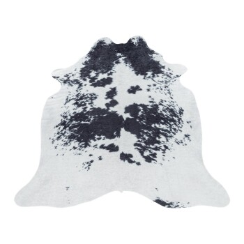Waschbarer Teppich ETOSHA Schwarz 100 cm x 135 cm