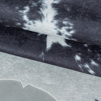 Waschbarer Teppich ETOSHA Schwarz 100 cm x 135 cm