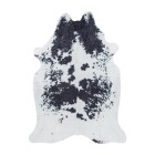 Waschbarer Teppich ETOSHA Schwarz 100 cm x 135 cm