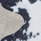 Waschbarer Teppich ETOSHA Schwarz 100 cm x 135 cm