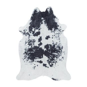 Waschbarer Teppich ETOSHA Schwarz 150 cm x 200 cm