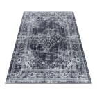 Waschbarer Teppich FIESTA Schwarz 80 x 250 cm