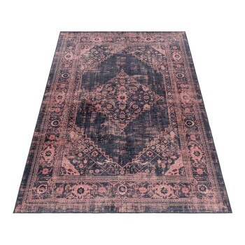 Waschbarer Teppich FIESTA Rot 80 x 250 cm