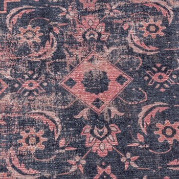 Waschbarer Teppich FIESTA Rot 80 x 250 cm