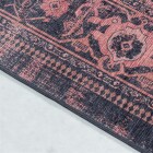 Waschbarer Teppich FIESTA Rot 80 x 250 cm