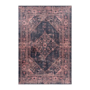 Waschbarer Teppich FIESTA Rot 140 x 200 cm