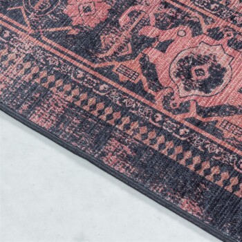 Waschbarer Teppich FIESTA Rot 160 cm x 230 cm