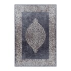 Waschbarer Teppich FIESTA Schwarz 80 x 250 cm