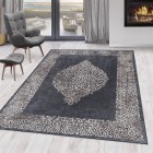 Waschbarer Teppich FIESTA Schwarz 160 cm x 230 cm