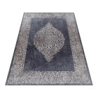 Waschbarer Teppich FIESTA Schwarz 160 cm x 230 cm