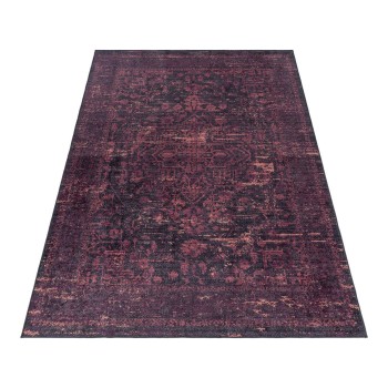 Waschbarer Teppich FIESTA Rot 80 x 250 cm