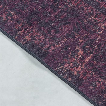 Waschbarer Teppich FIESTA Rot 80 x 250 cm