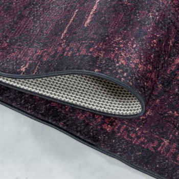 Waschbarer Teppich FIESTA Rot 80 x 250 cm
