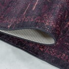 Waschbarer Teppich FIESTA Rot 80 x 250 cm