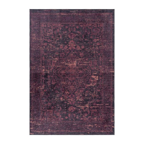 Waschbarer Teppich FIESTA Rot 140 x 200 cm