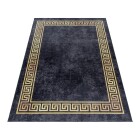 Waschbarer Teppich FIESTA Schwarz 140 x 200 cm