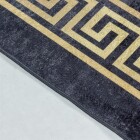 Waschbarer Teppich FIESTA Schwarz 140 x 200 cm