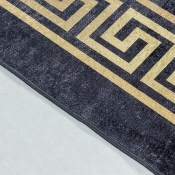 Waschbarer Teppich FIESTA Schwarz 200 cm x 290 cm