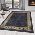 Waschbarer Teppich FIESTA Schwarz 200 cm x 290 cm