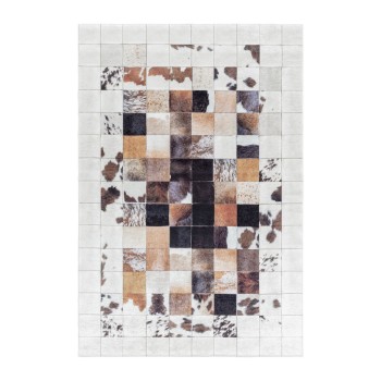 Waschbarer Teppich FIESTA Weiß 80 x 150 cm