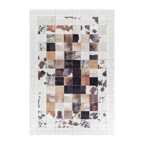 Waschbarer Teppich FIESTA Weiß 140 x 200 cm