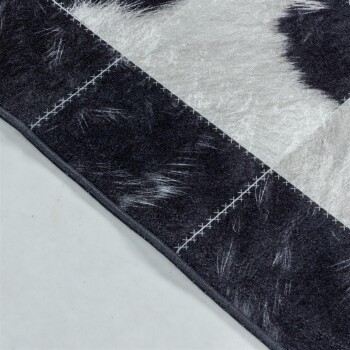 Waschbarer Teppich FIESTA Schwarz 80 x 150 cm