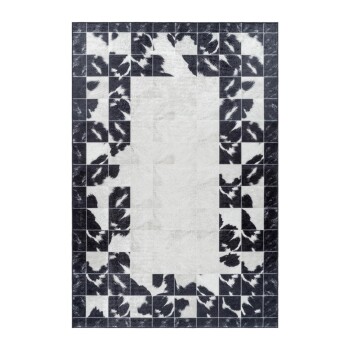 Waschbarer Teppich FIESTA Schwarz 160 cm x 230 cm