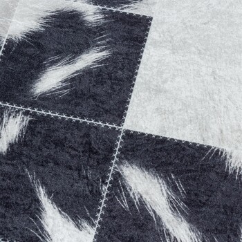 Waschbarer Teppich FIESTA Schwarz 160 cm x 230 cm