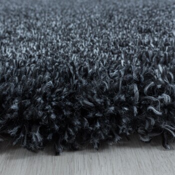 Hochflor Teppich FLUFFY Anthrazit 60 x 110 cm