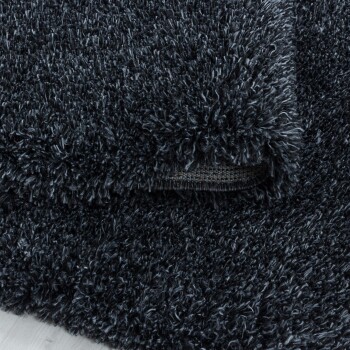 Hochflor Teppich FLUFFY Anthrazit 60 x 110 cm