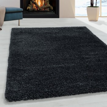 Hochflor Teppich FLUFFY Anthrazit 80 x 150 cm
