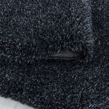 Hochflor Teppich FLUFFY Anthrazit 80 x 150 cm