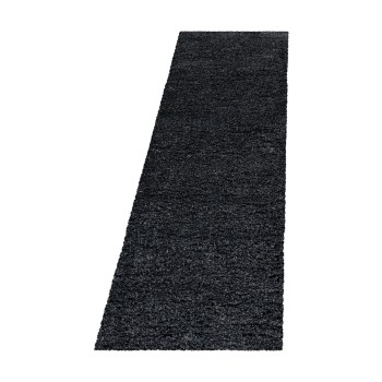 Hochflor Teppich FLUFFY Anthrazit 80 x 250 cm